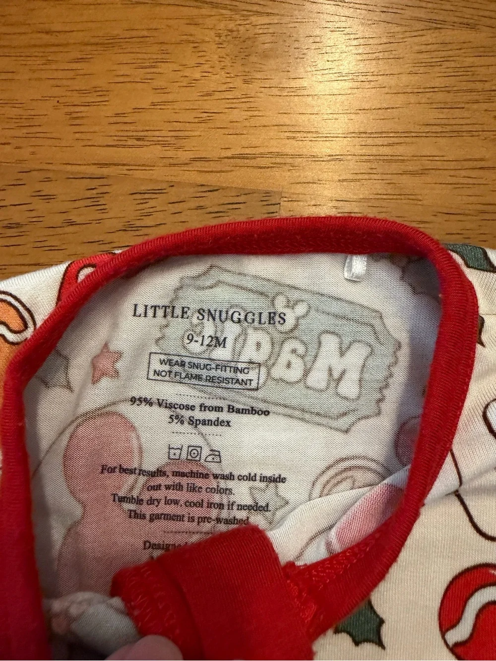 Charlie’s Project Kids  9-12 Mo Merry & Bright Magic Gingerbread Mickey  Bamboo